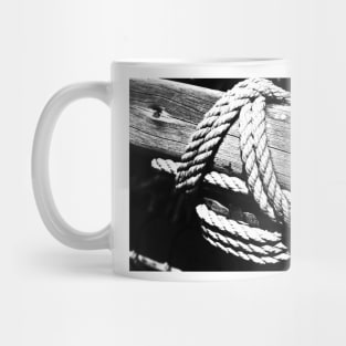 Rope and wood Mug